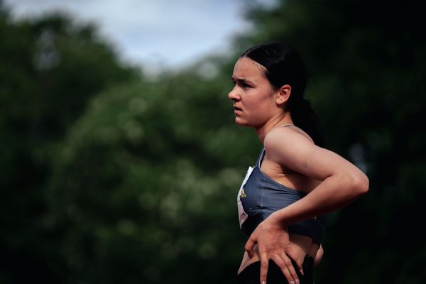 Sophie Scheidt (VfL Löningen) im Hochsprung am 14.05.2022 beim Nationalen Leichtathletik-Meeting im Erika-Fisch-Stadion in Hannover